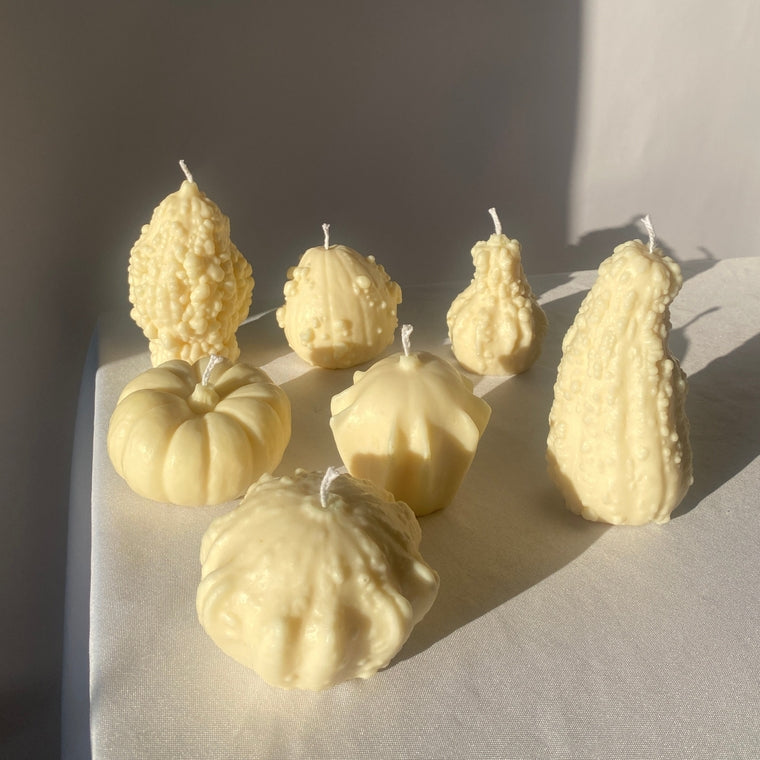 Gourd Candle | White - pretti.cool