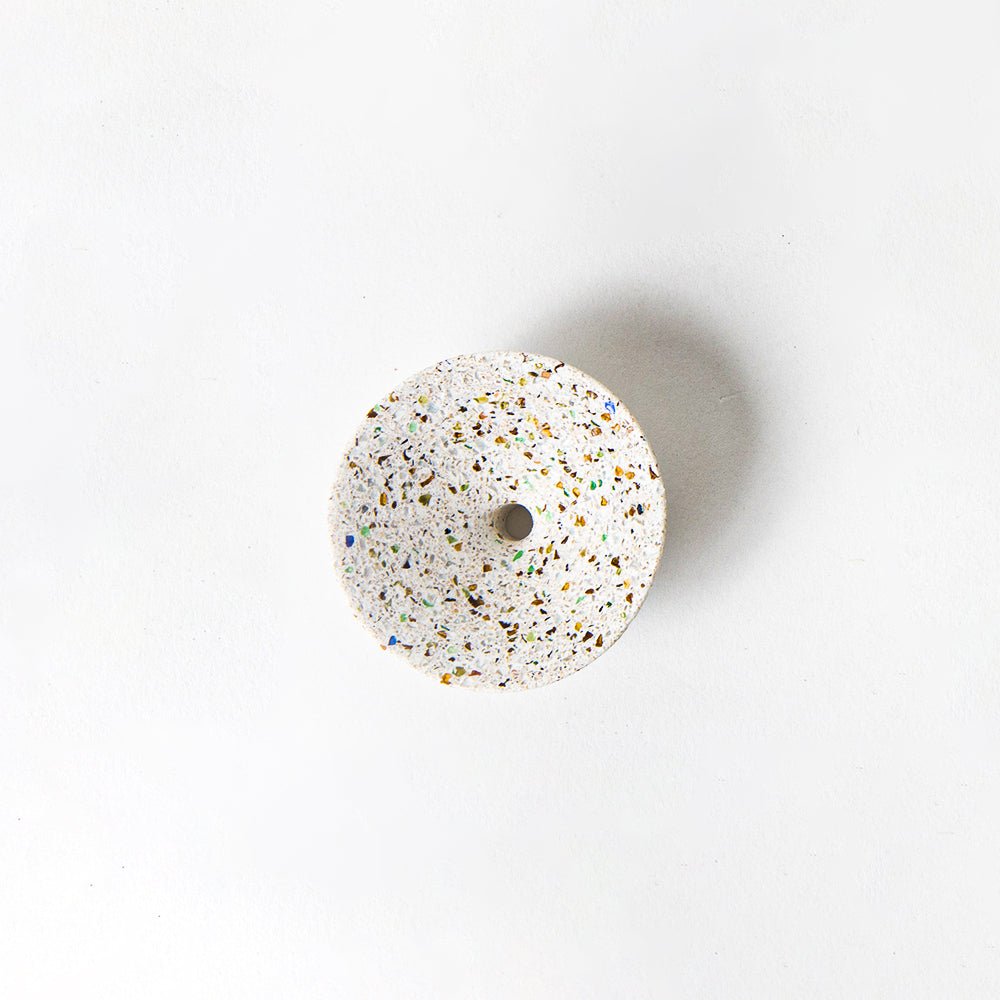 Dimple Wall Hook, Small | White Terrazzo - pretti.cool