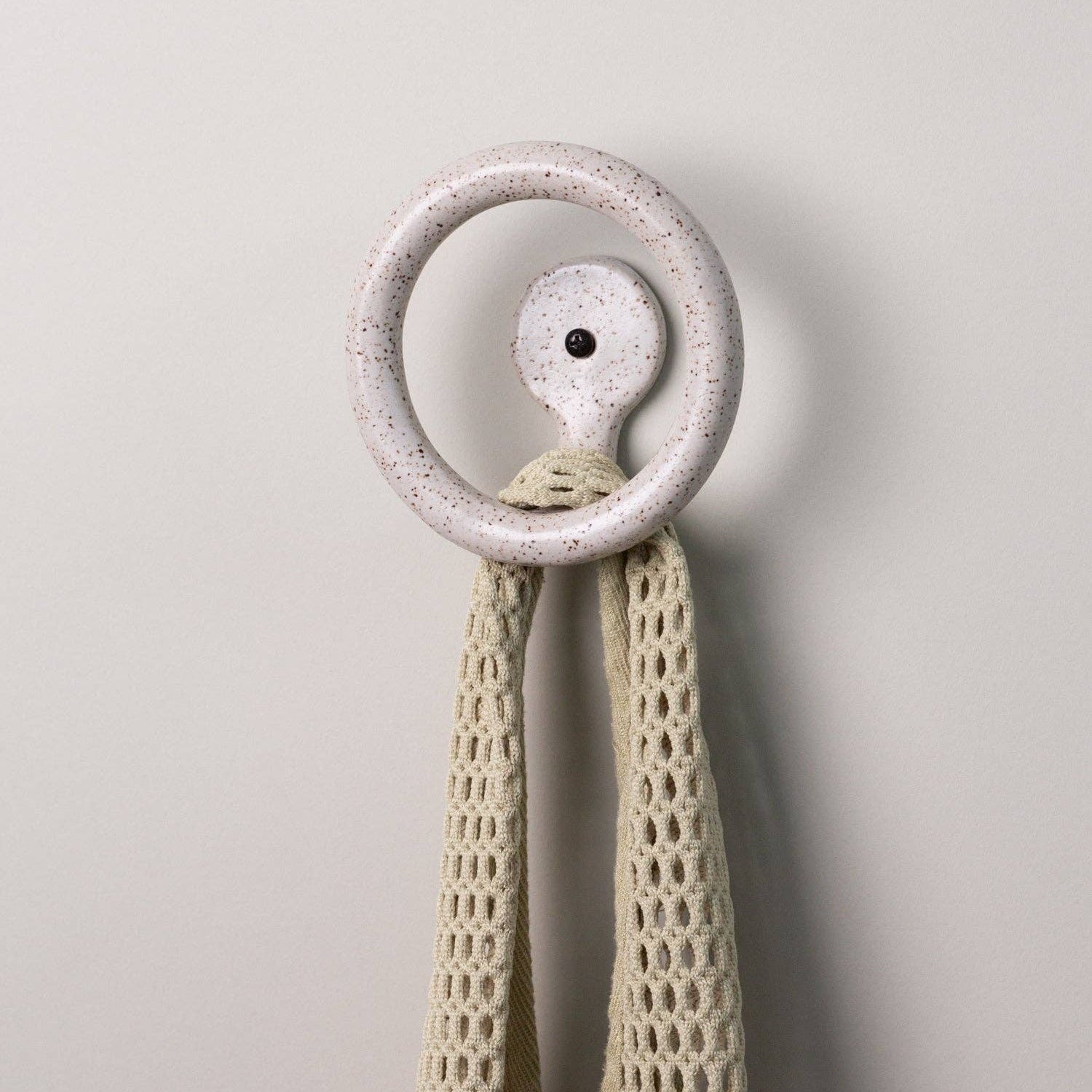 Uni Wall Hook in Speckled White — Virginia Sin