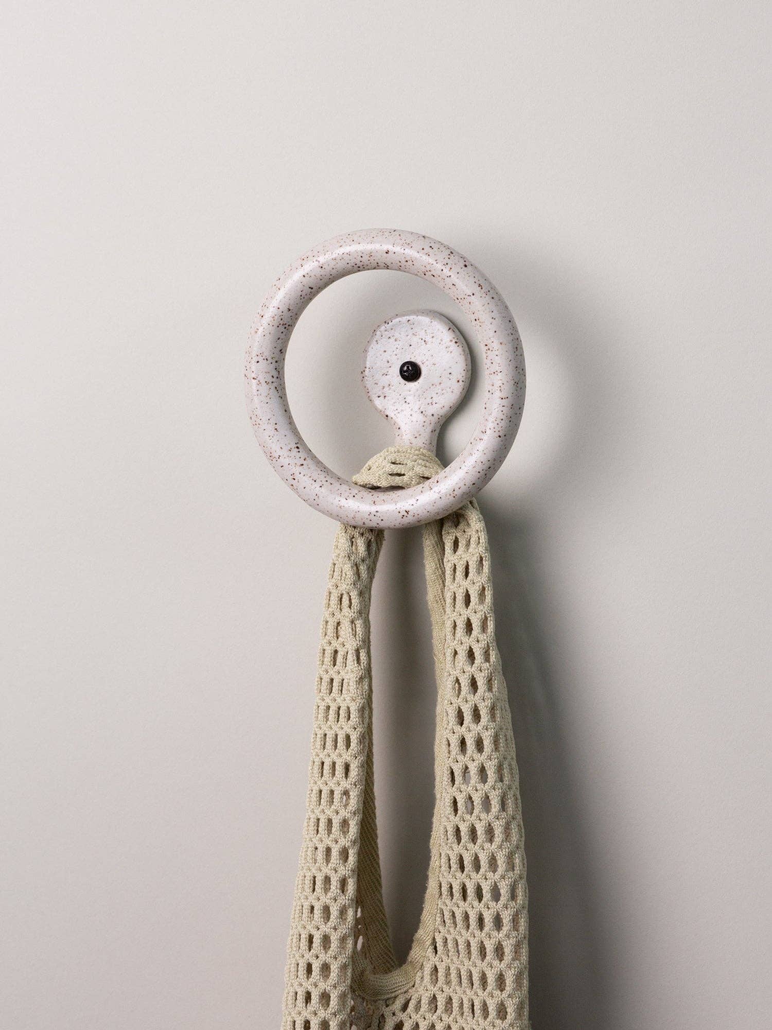 Uni Wall Hook in Speckled White — Virginia Sin