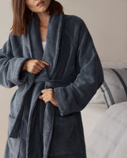 Classic Plush Robe in Dusk by Parachute Home — view 2