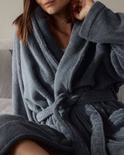 Classic Plush Robe in Dusk by Parachute Home — view 5