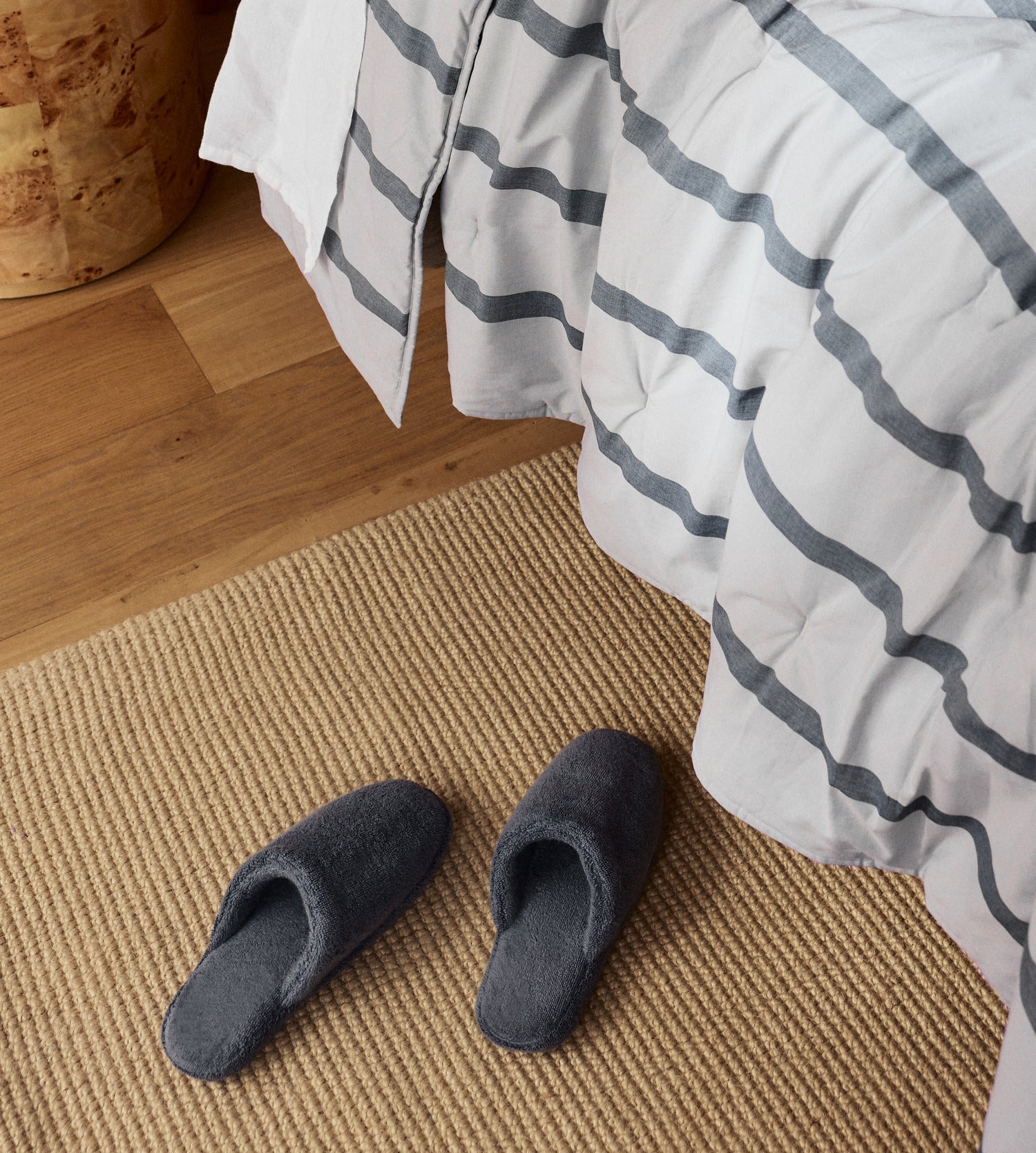 Classic Plush Slippers in Dusk by Parachute Home — view 4