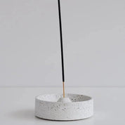 Incense Dish | White Terrazzo - pretti.cool