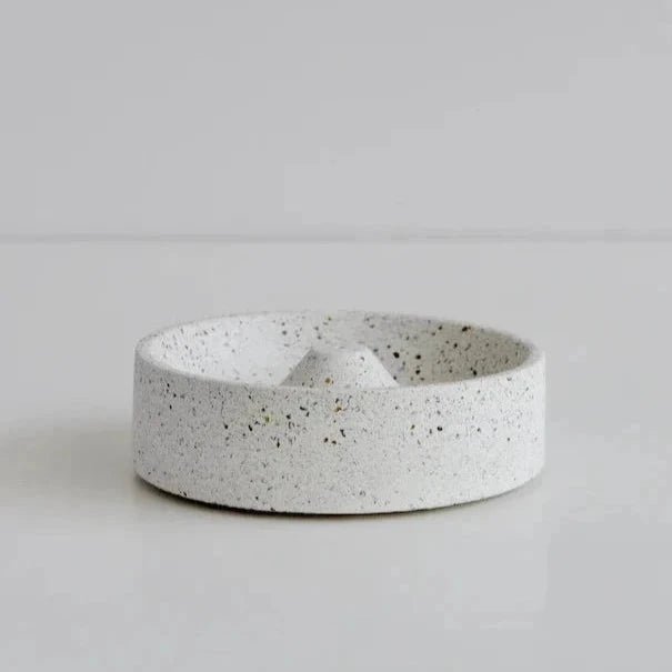 Incense Dish | White Terrazzo - pretti.cool