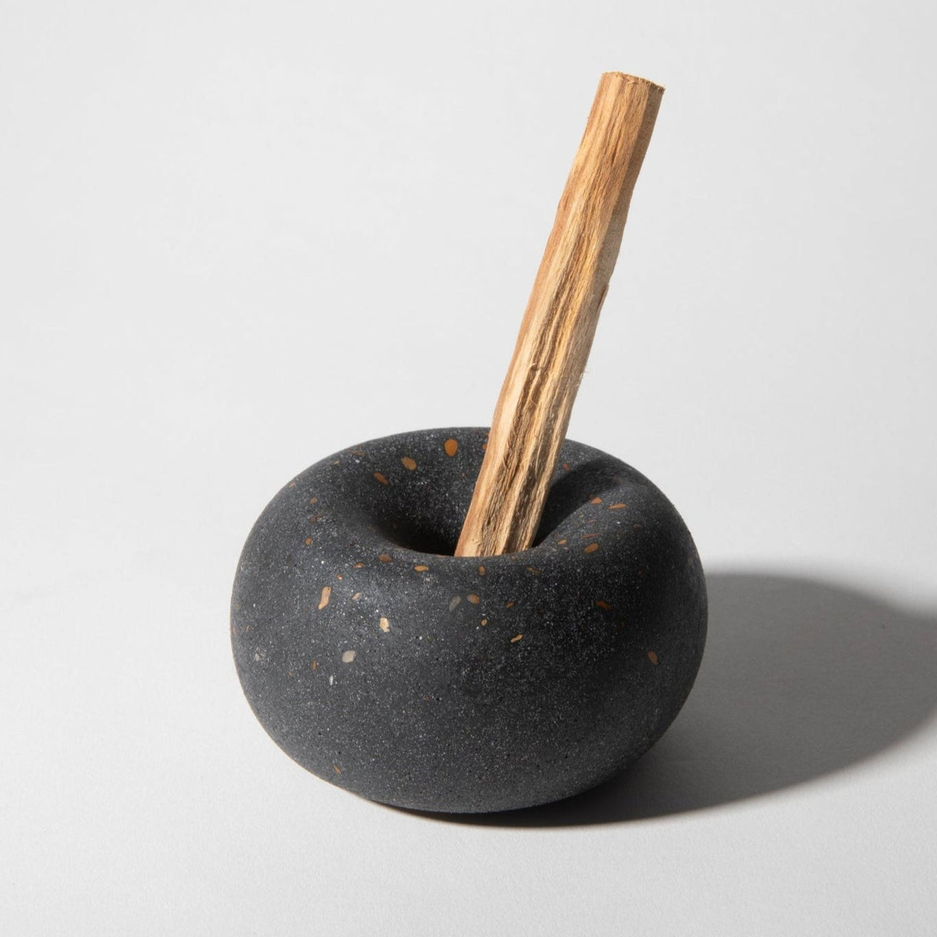 Palo Santo Holder - Black Terrazzo