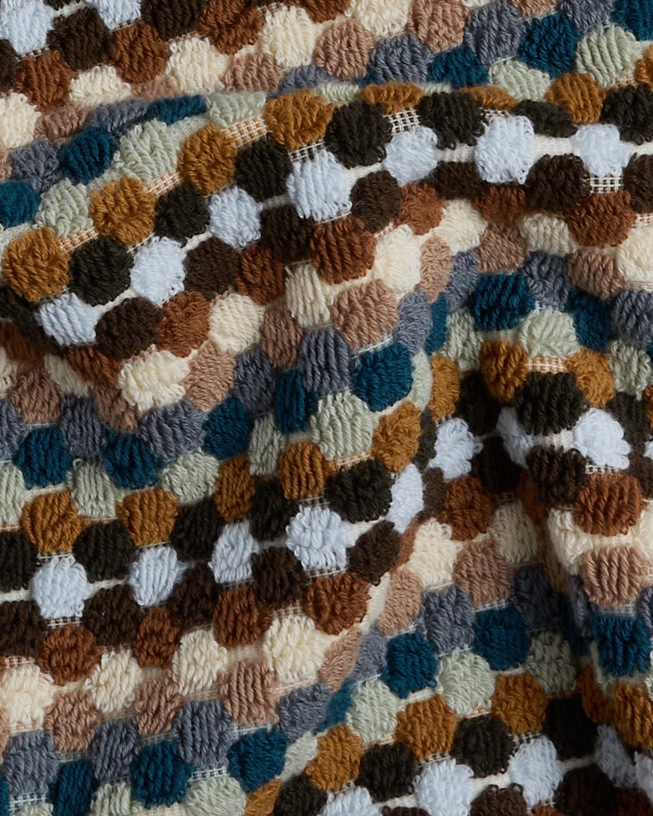 Organic Cotton Mosaic Towels in Multi by Parachute Home — view 3