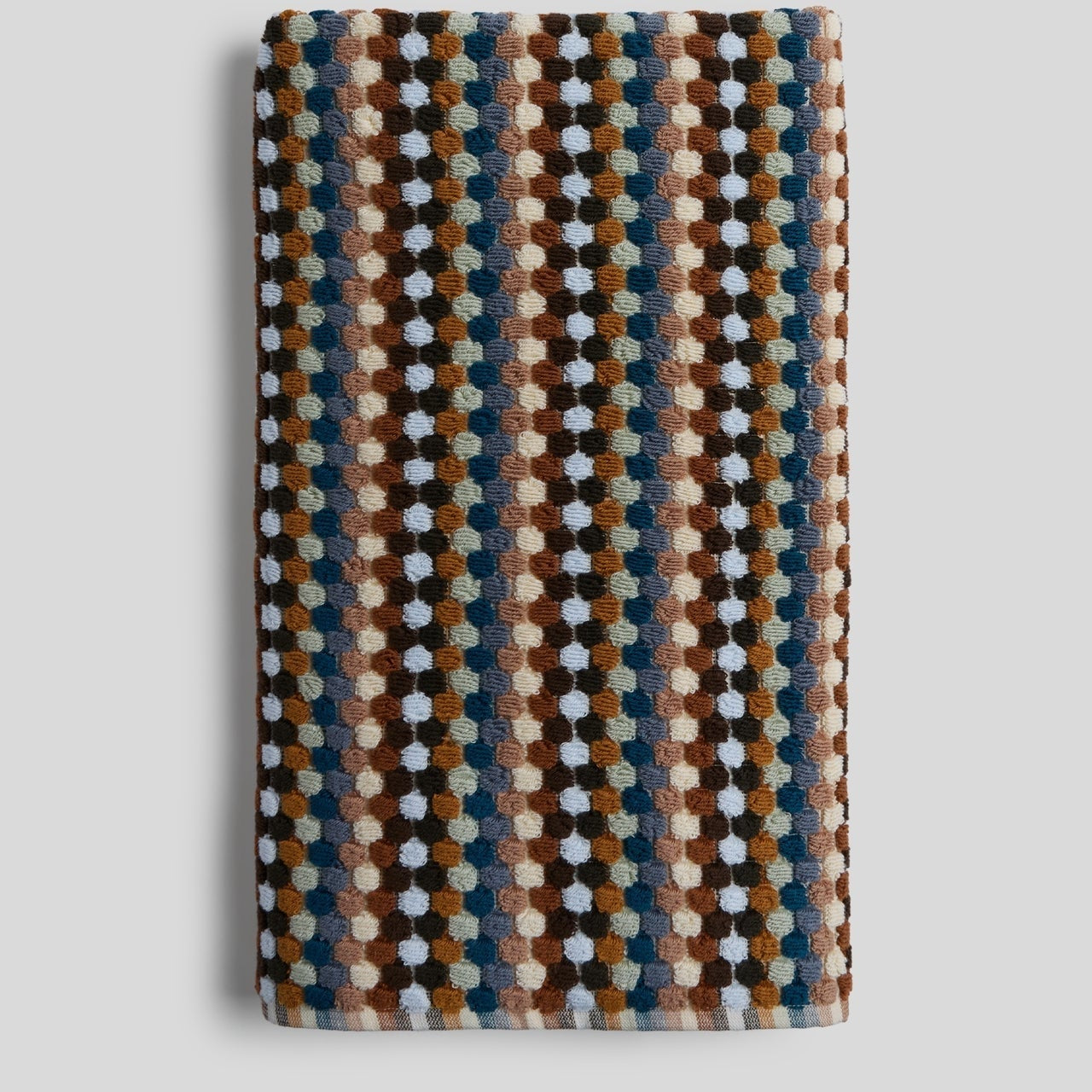 Organic Cotton Mosaic Towels in Multi by Parachute Home — view 6