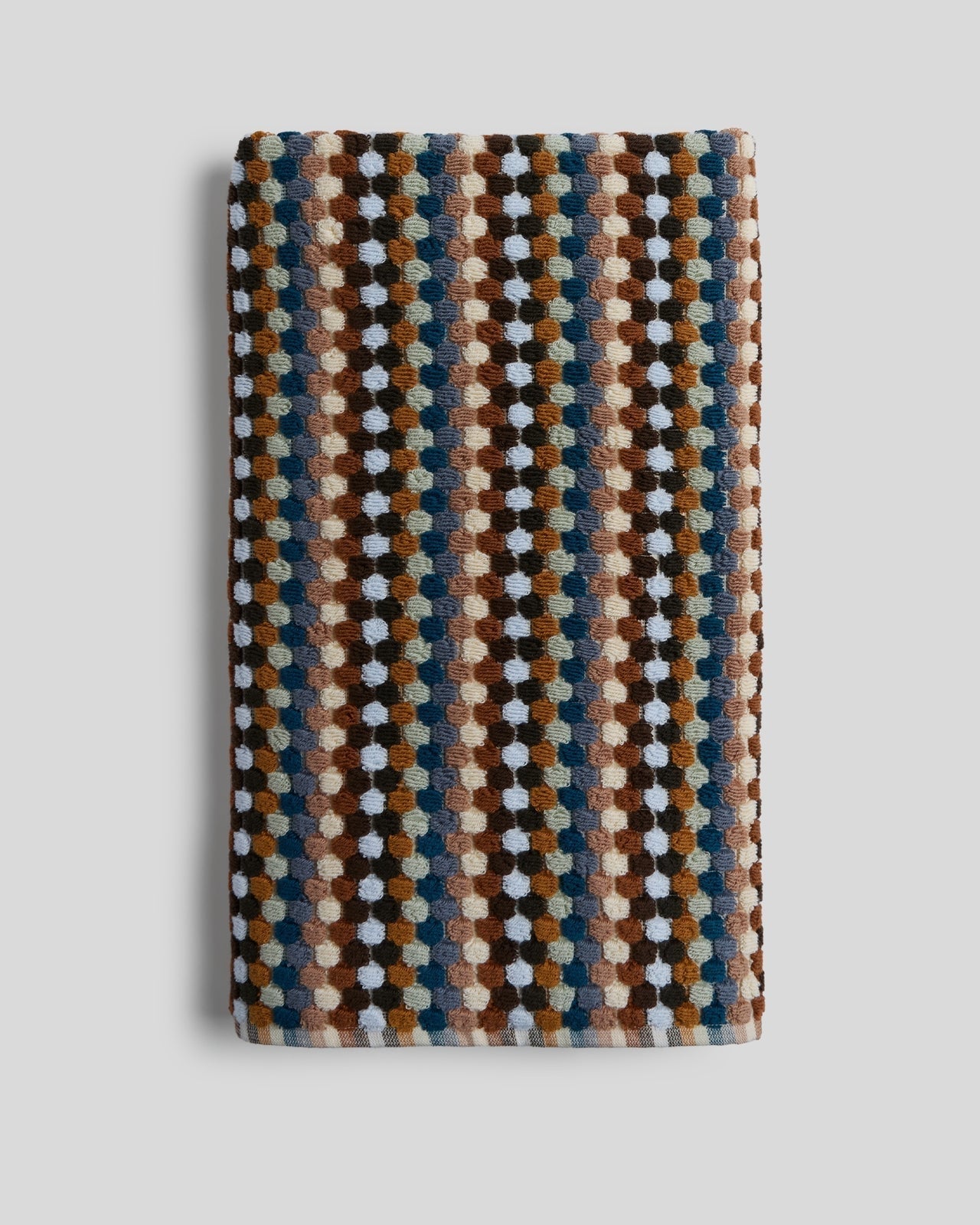 Organic Cotton Mosaic Towels in Multi by Parachute Home — view 6