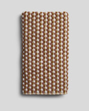 Organic Cotton Mosaic Towels in Ochre and Clay by Parachute Home — view 6