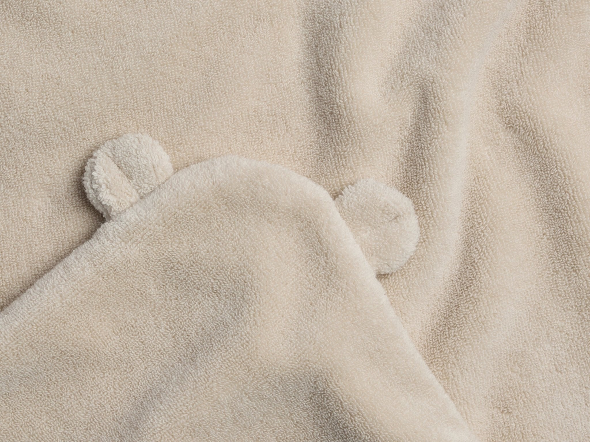Organic Hooded Baby Towel with Ears | Natural - Pretti.Cool