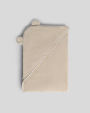 Organic Hooded Baby Towel with Ears in Natural by Parachute Home — view 1