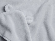 Organic Hooded Baby Towel with Ears in Sky by Parachute Home — view 3