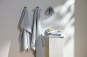 Organic Hooded Baby Towel with Ears in Sky by Parachute Home — view 4
