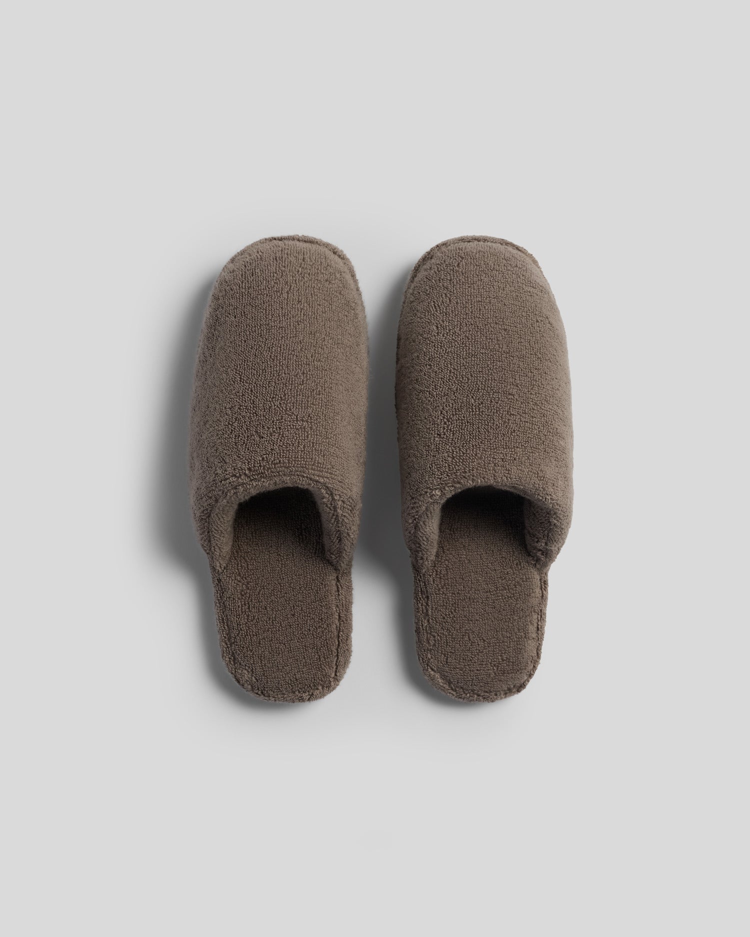 Classic Plush Slippers in Warm Grey by Parachute Home — view 1