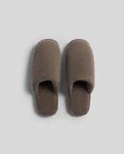 Classic Plush Slippers in Warm Grey by Parachute Home — view 1