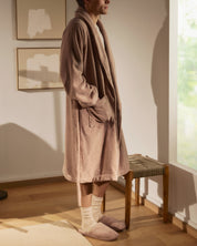 Classic Plush Robe in Adobe by Parachute Home — view 3