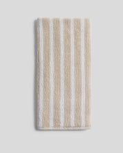 Organic Resort Stripe Towels in Bone with White by Parachute Home — view 9