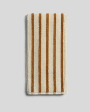 Organic Resort Stripe Towels in Butter with Honey by Parachute Home — view 9