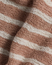 Organic Resort Stripe Towels in Adobe with Butter by Parachute Home — view 3