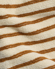 Organic Resort Stripe Towels in Butter with Honey by Parachute Home — view 3