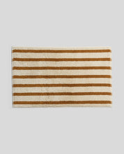 Organic Resort Stripe Tub Mat in Butter with Honey by Parachute Home — view 1