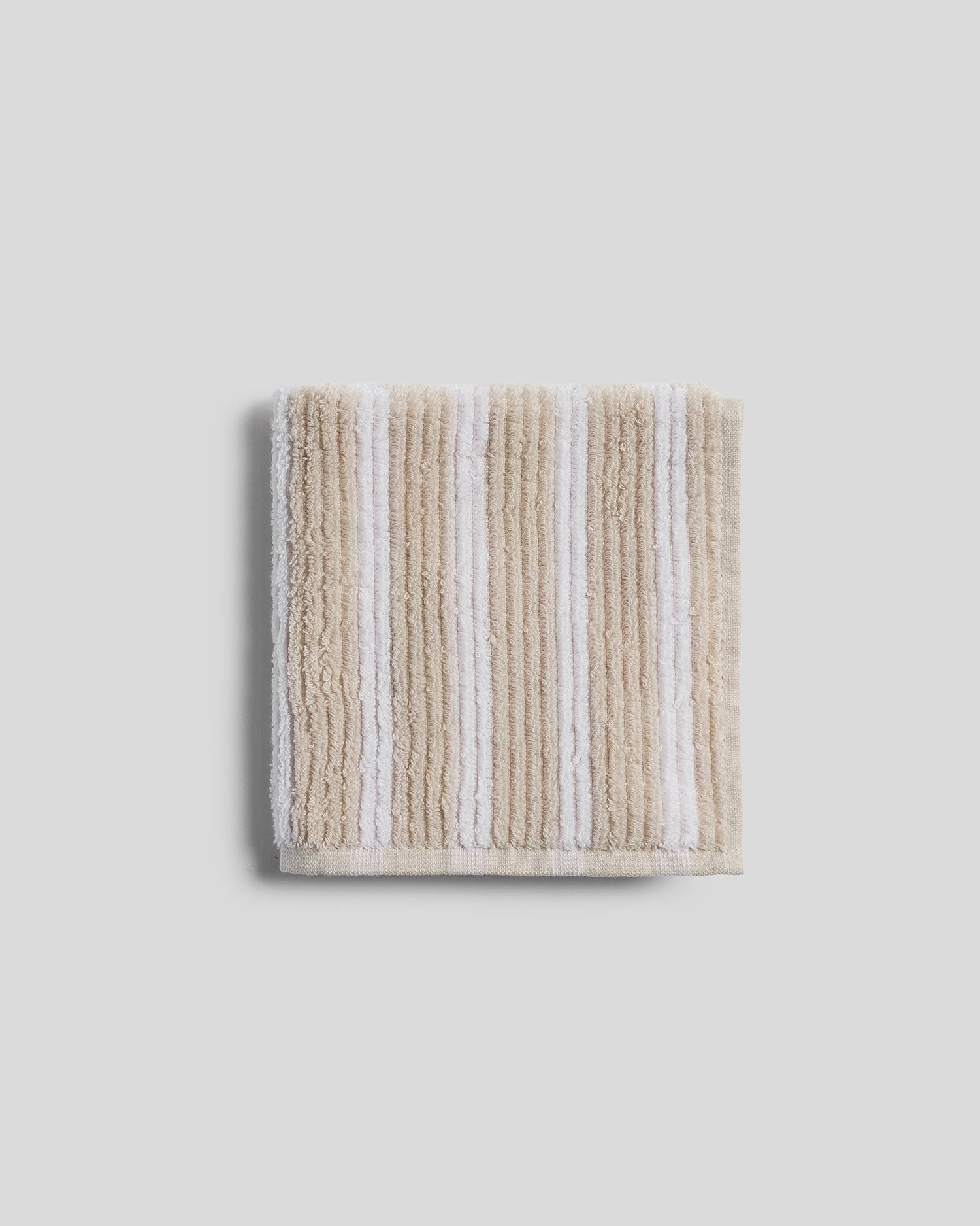 Organic Resort Stripe Towels in Bone with White by Parachute Home — view 10