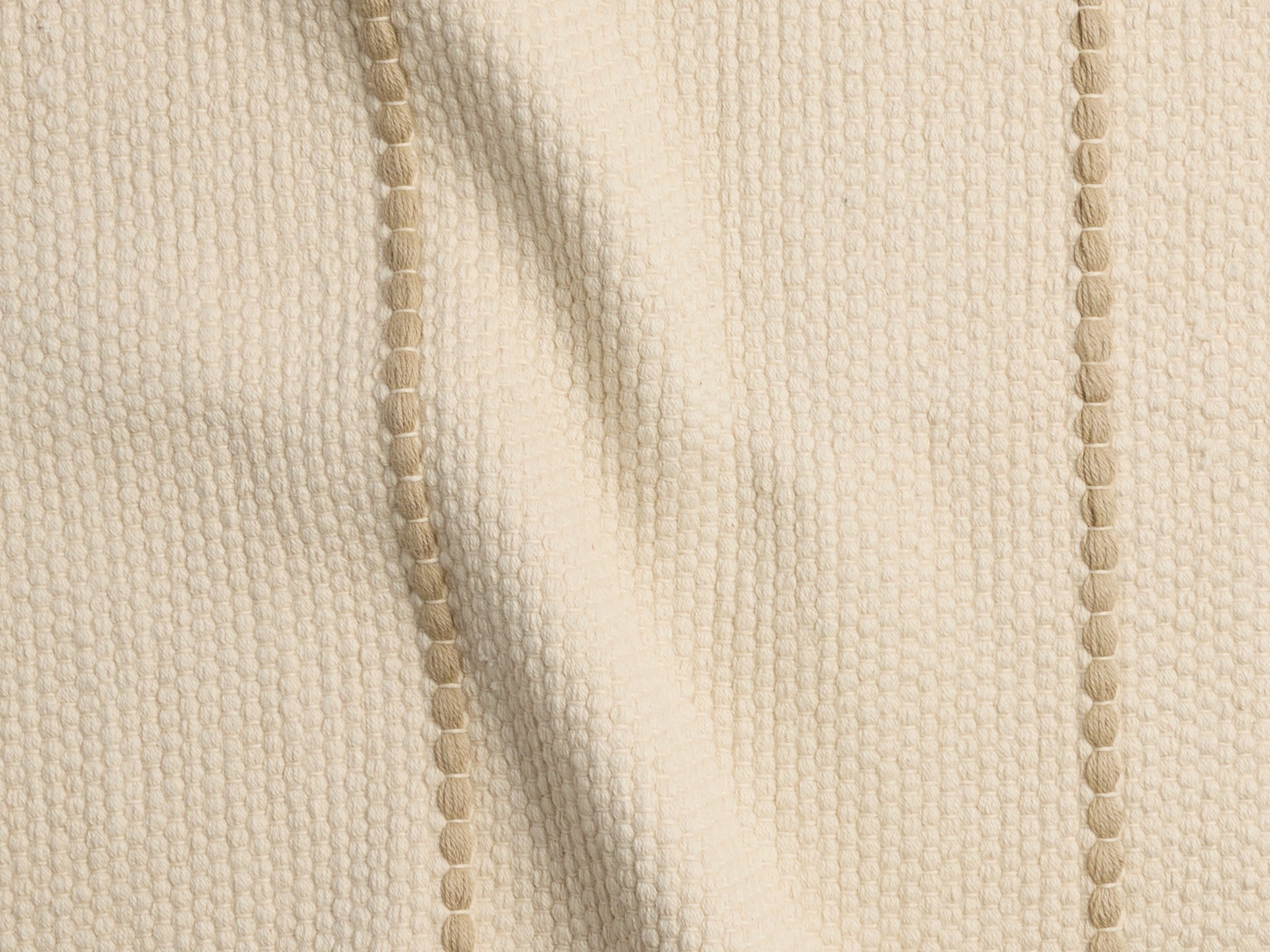 Organic Tassel Bath Rug in Natural and Toast by Parachute Home — view 2