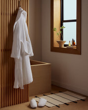 Classic Plush Robe in White by Parachute Home — view 5