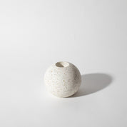 Sphere Candlestick Holder | White Terrazzo - pretti.cool