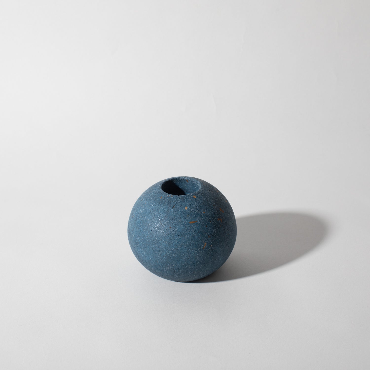 Sphere Candlestick Holder | Cobalt Terrazzo - pretti.cool