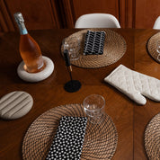 Wine Bottle Coaster | White Terrazzo