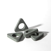 Napkin Ring Set | Dark Green Terrazzo - Pretti.Cool