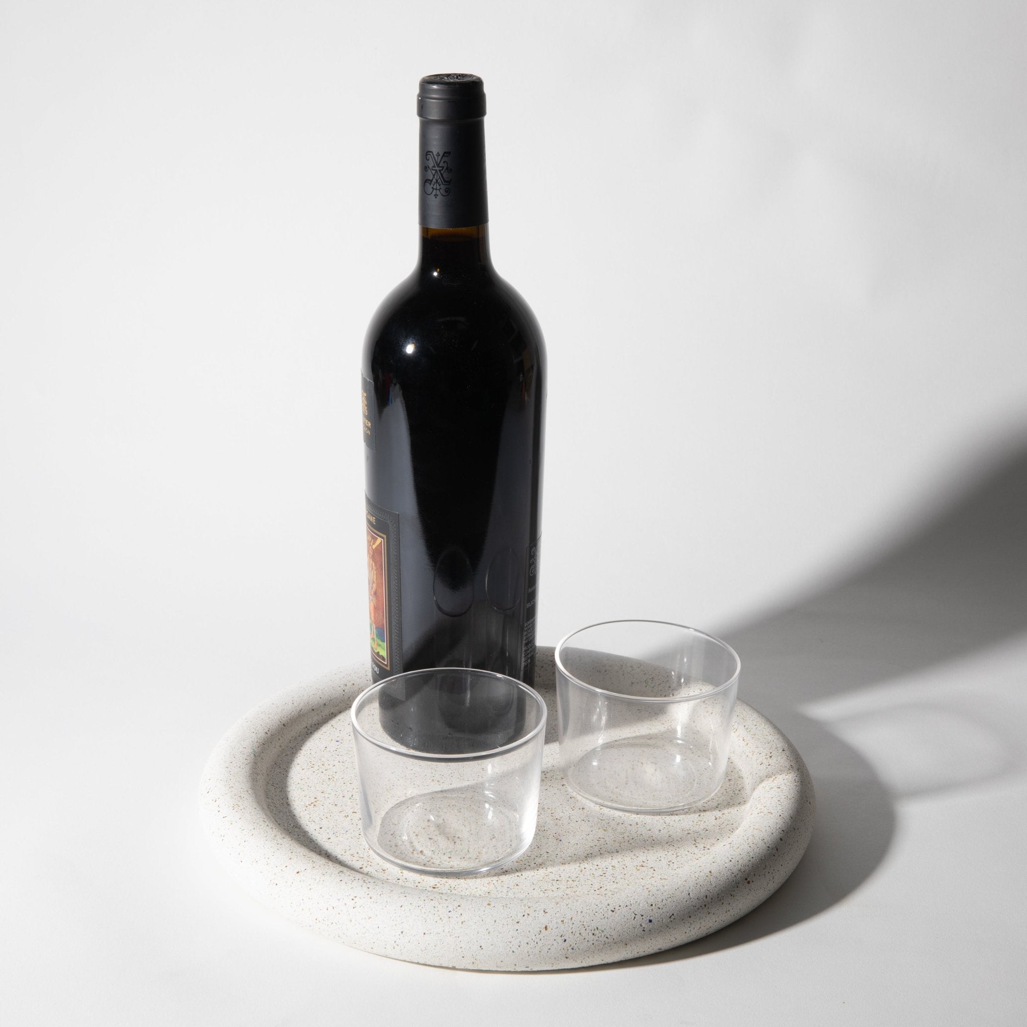 Round Tray | White Terrazzo - Pretti.Cool