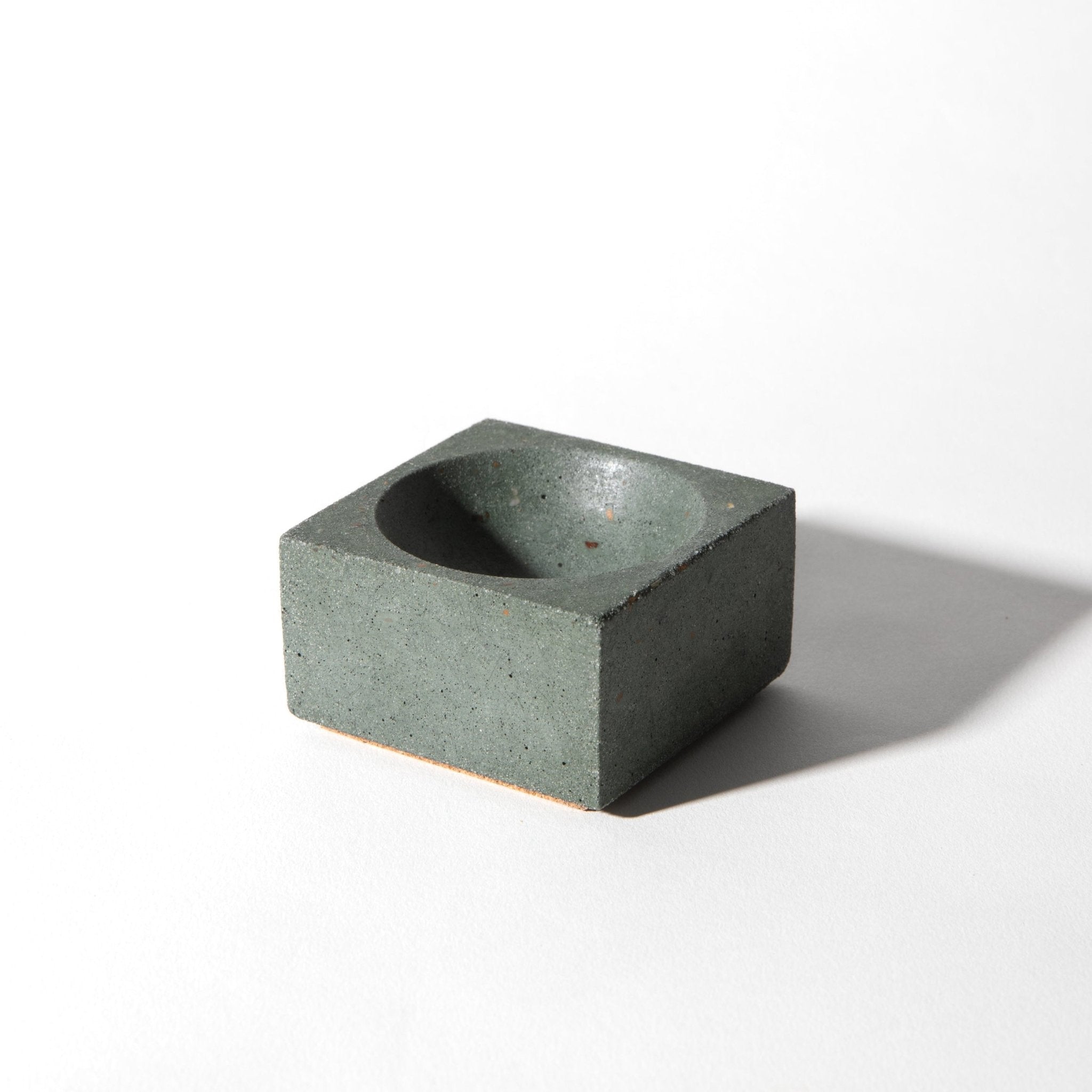 Square Incense Holder | Dark Green Terrazzo - Pretti.Cool