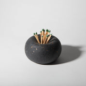 Bubble Matchstick / Palo Santo Holder | Black Terrazzo - pretti.cool