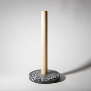 Paper Towel Holder | Black Terrazzo - pretti.cool