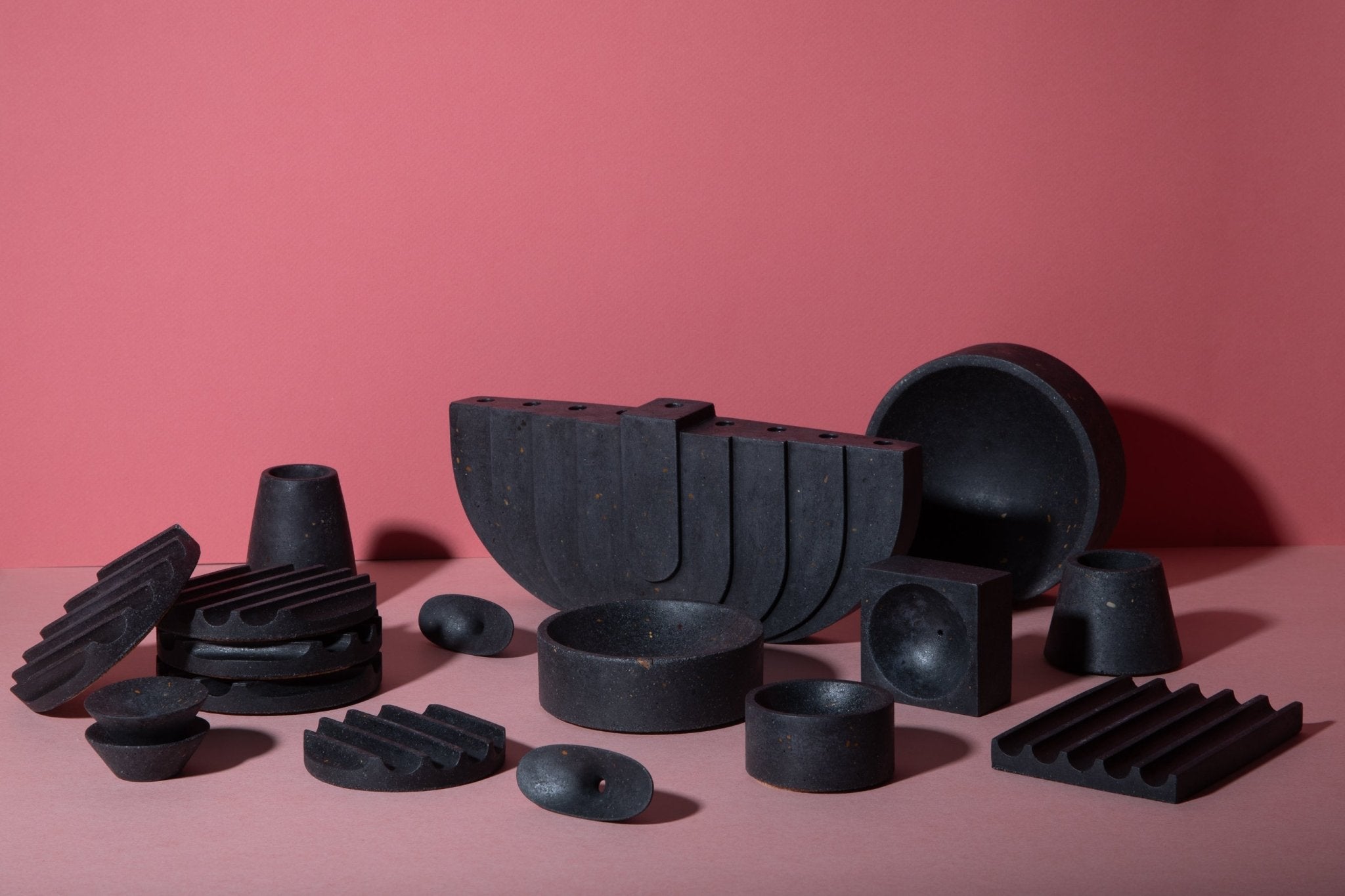 Menorah | Black Terrazzo - pretti.cool