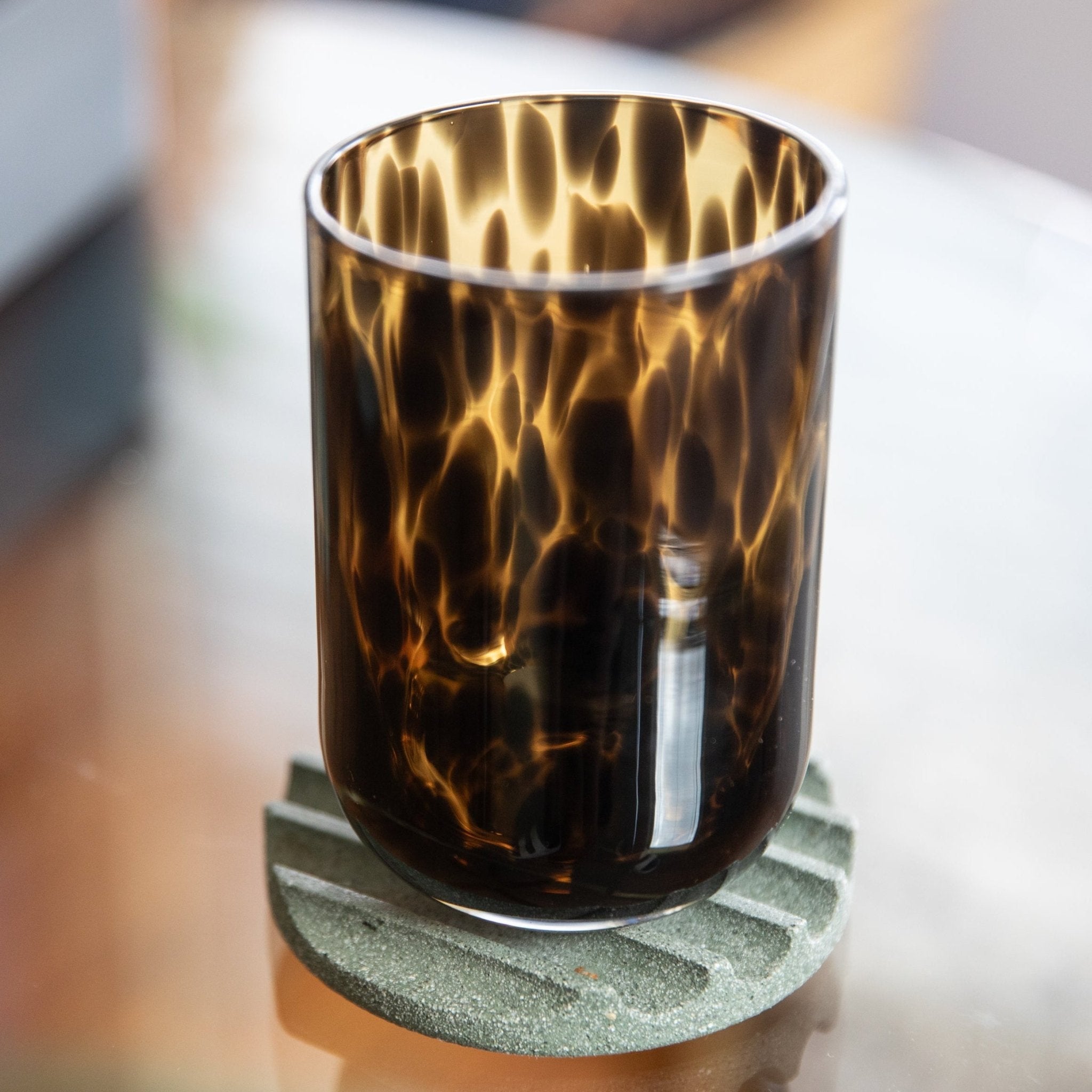 Tortoiseshell Drinking Glasses, Set of 2 - Pretti.Cool