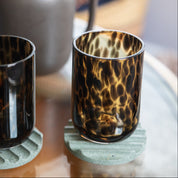 Tortoiseshell Drinking Glasses, Set of 2 - Pretti.Cool
