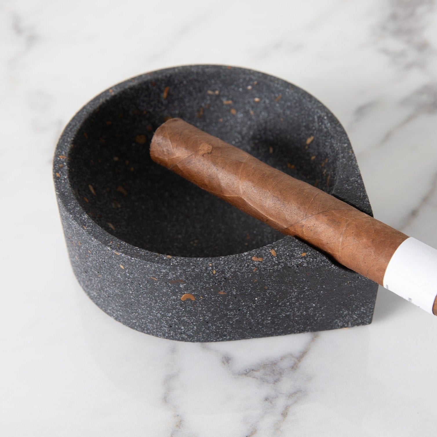 Cigar Ashtray | Black Terrazzo - pretti.cool