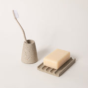 Toothbrush Holder | Natural Terrazzo - pretti.cool