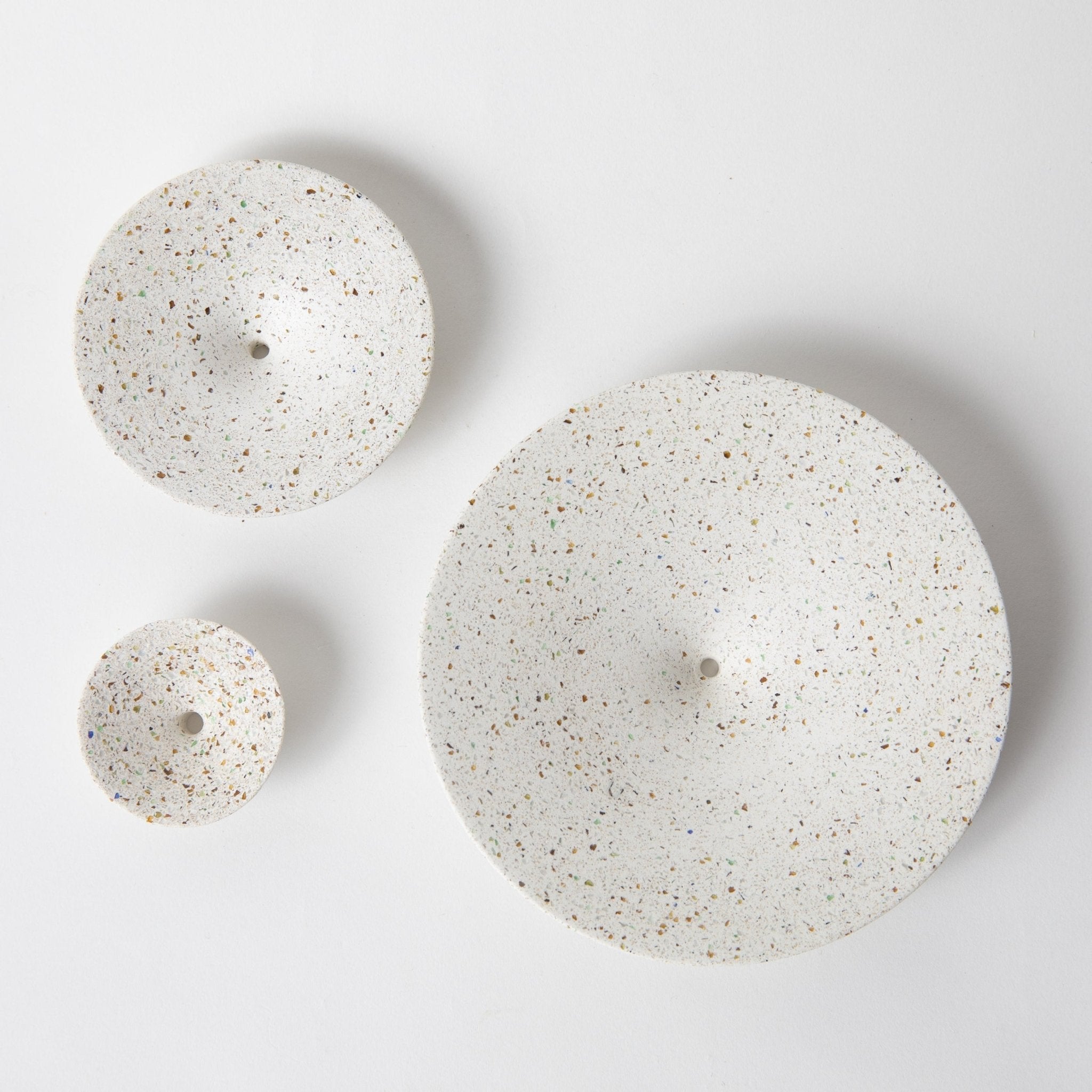 Dimple Wall Hook, Large | White Terrazzo - pretti.cool