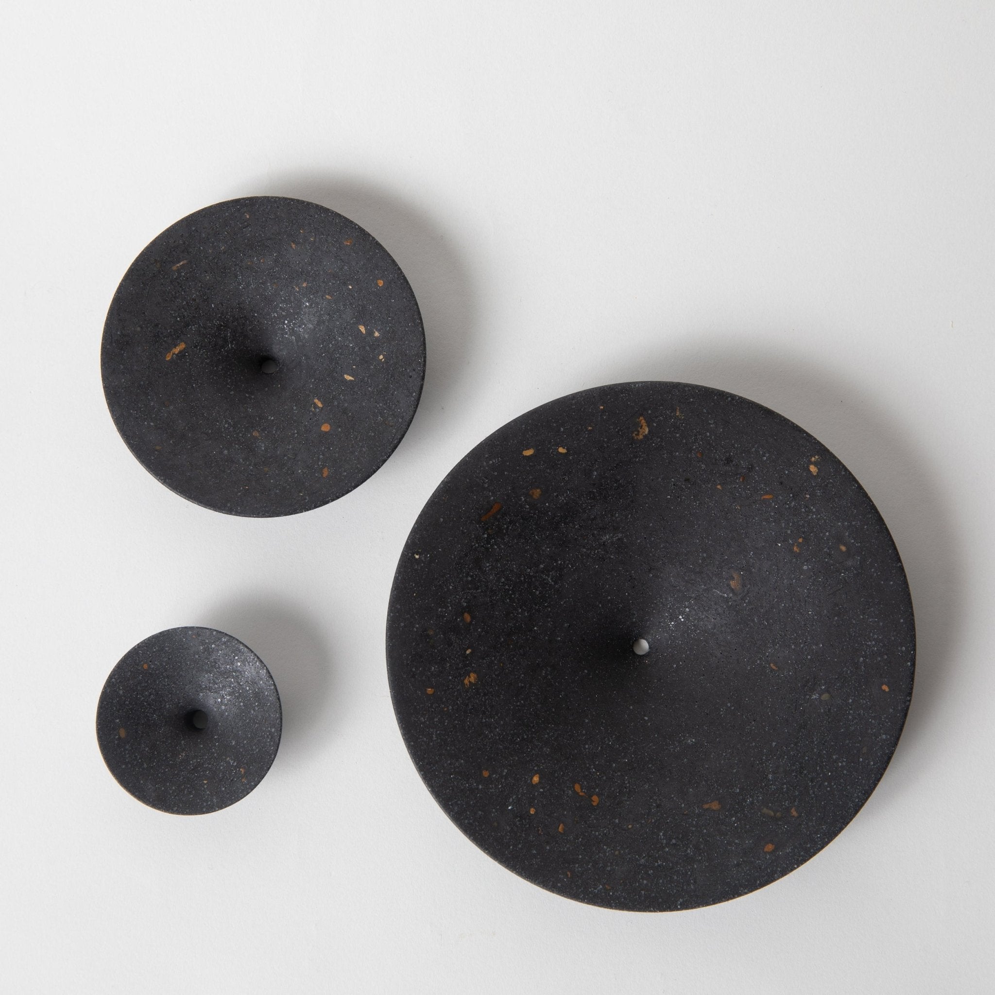 Dimple Wall Hook, Small | Black Terrazzo - pretti.cool