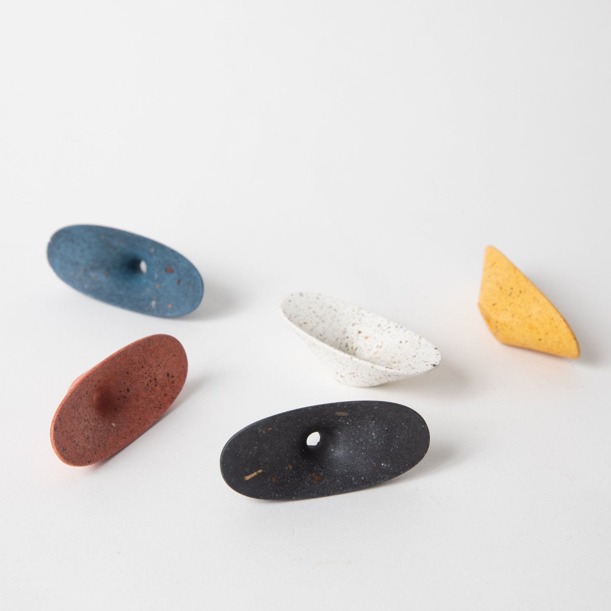 Dimple Coat Hook | Light Blue Terrazzo - pretti.cool