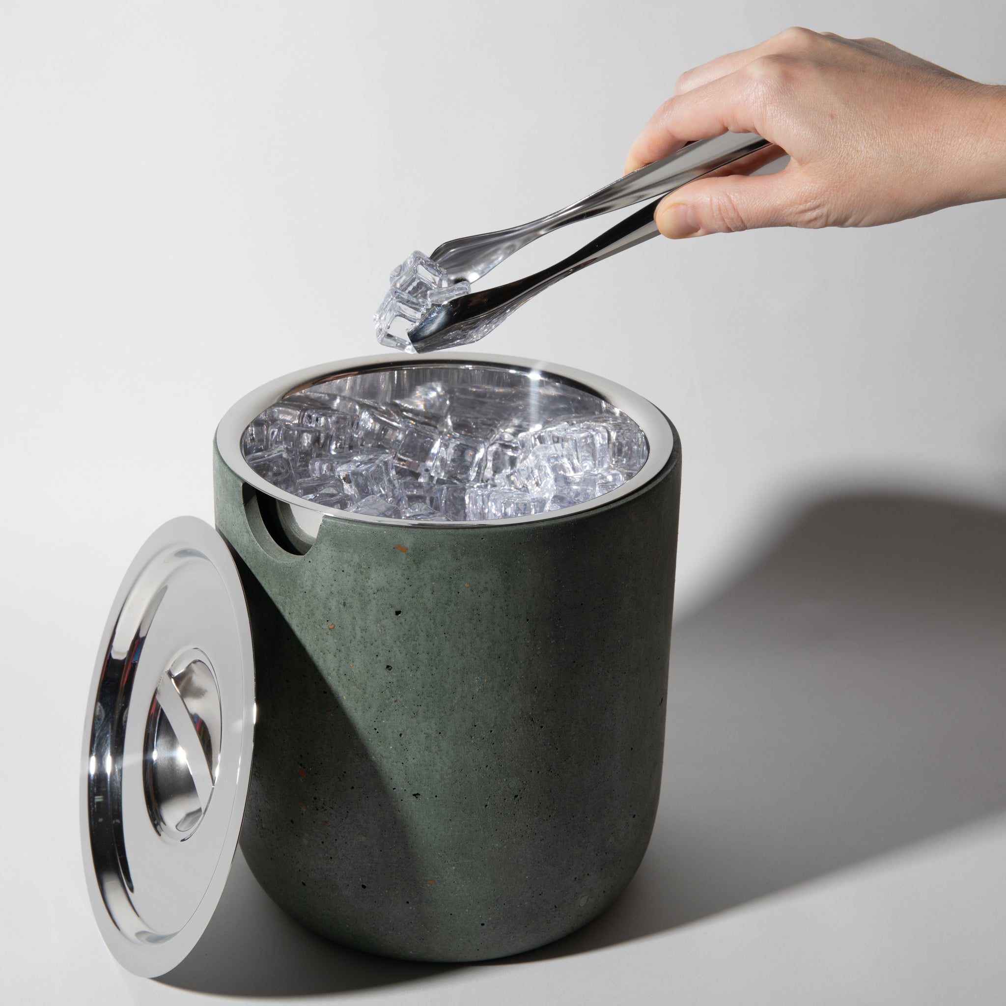 Ice Bucket | Dark Green Terrazzo - pretti.cool
