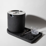 Ice Bucket w/ Tray | Black Terrazzo - pretti.cool