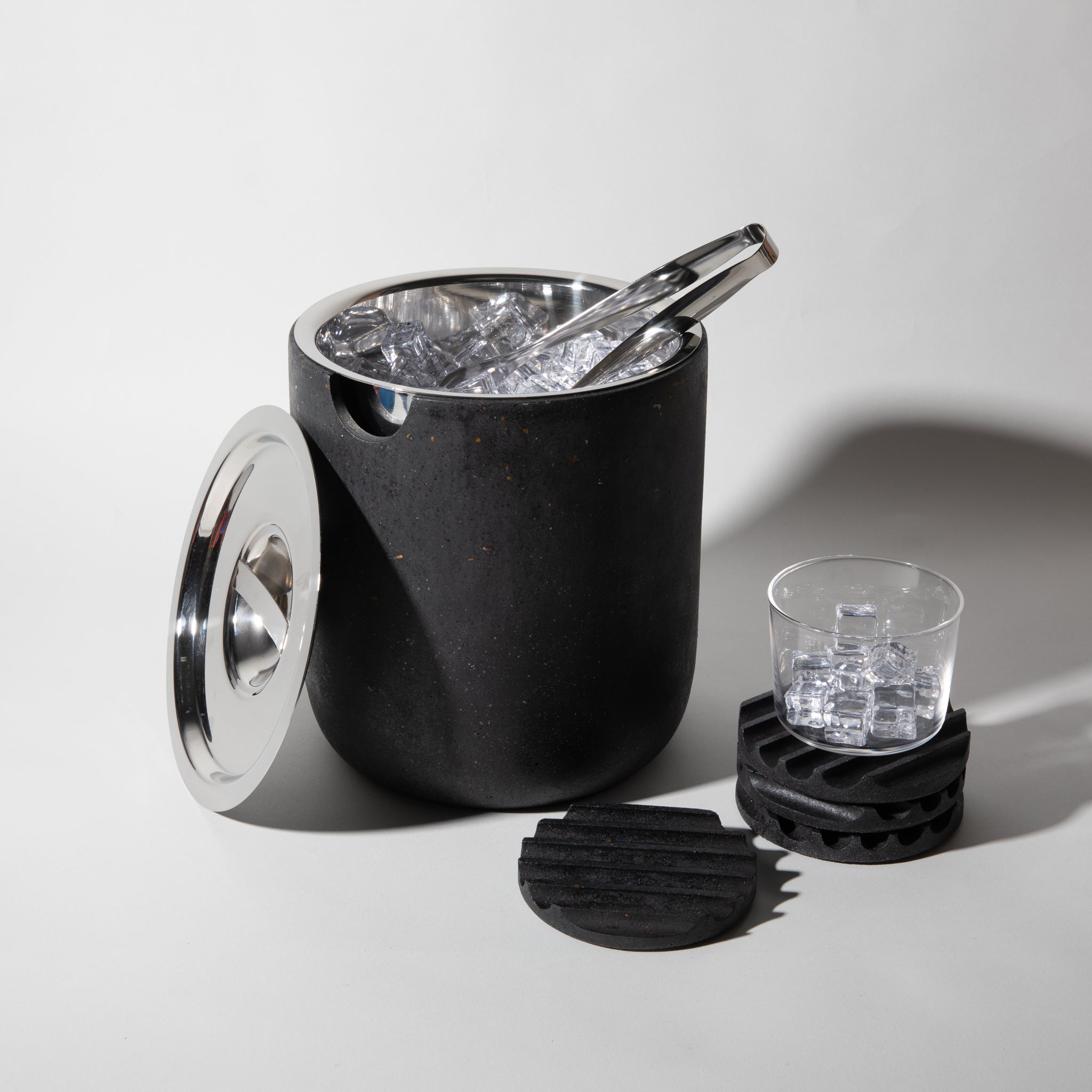 Ice Bucket | Black Terrazzo - pretti.cool