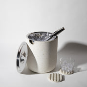 Ice Bucket | White Terrazzo - pretti.cool