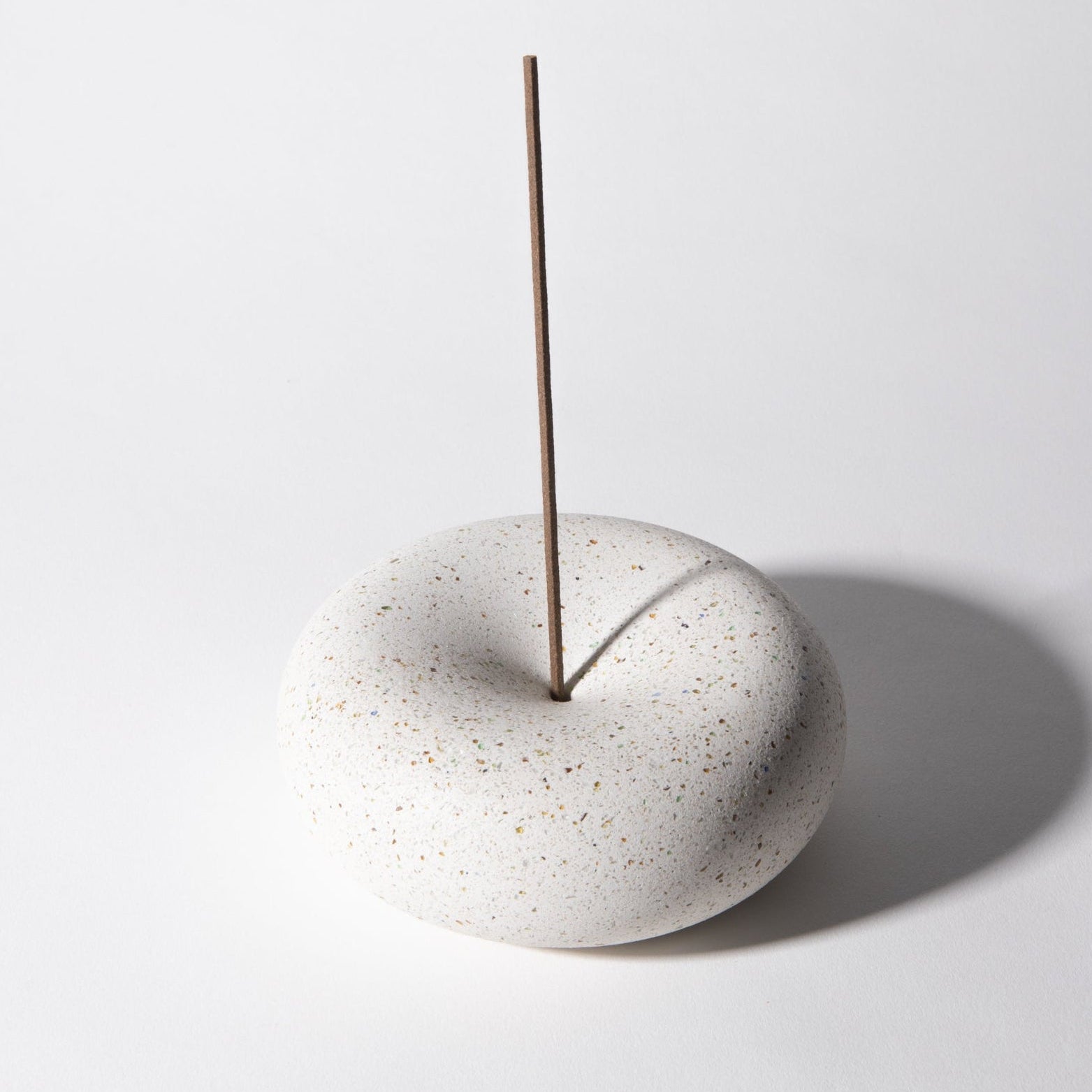 Bubble Incense Holder | White Terrazzo - pretti.cool